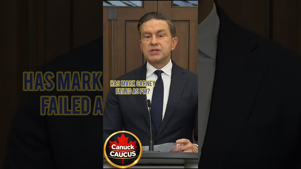 Канада столкнулась с рецессией после года правления Карни #shorts #cdnpoli #pierrepoilievre #mark...