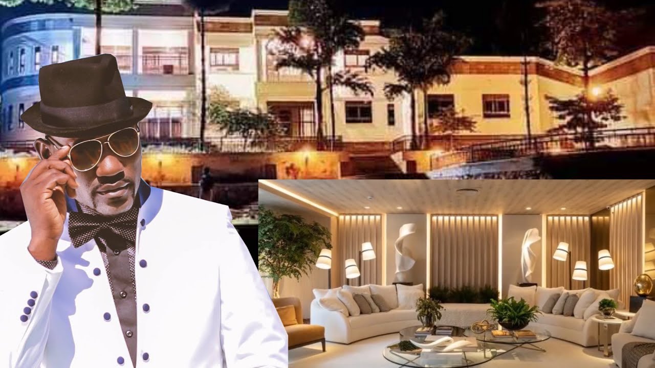 Inside Eddy Yawe's  mansion like palace