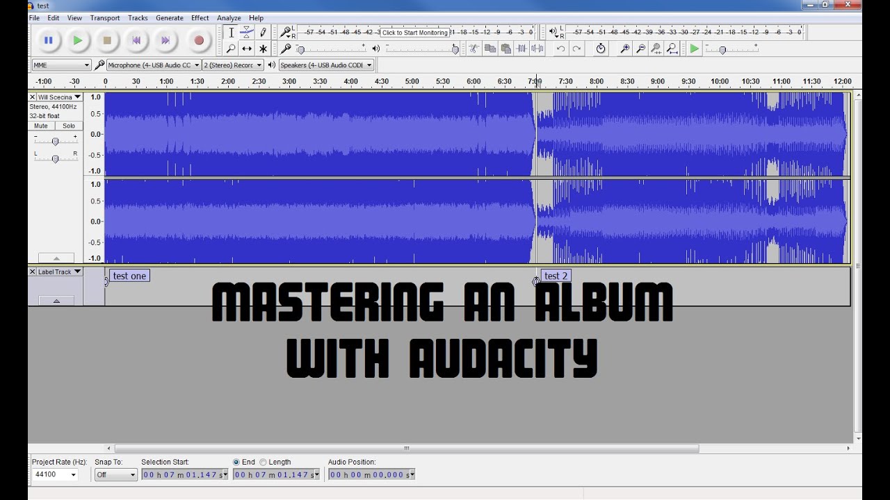 Мастеринг аудиоальбома с Audacity | Как сделать песни громкими и ровными (ремейк)