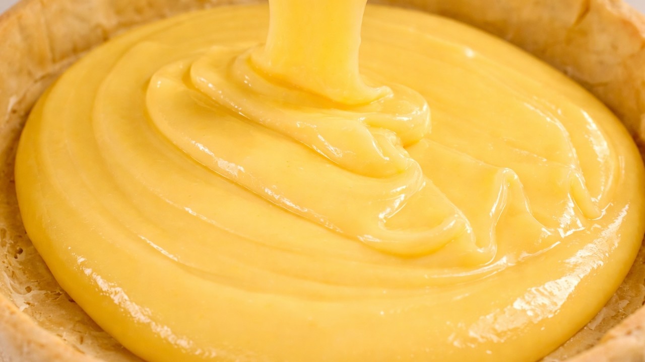 Lemon Curd for Tarts and Desserts - Smooth, Stable & Not Too Sweet