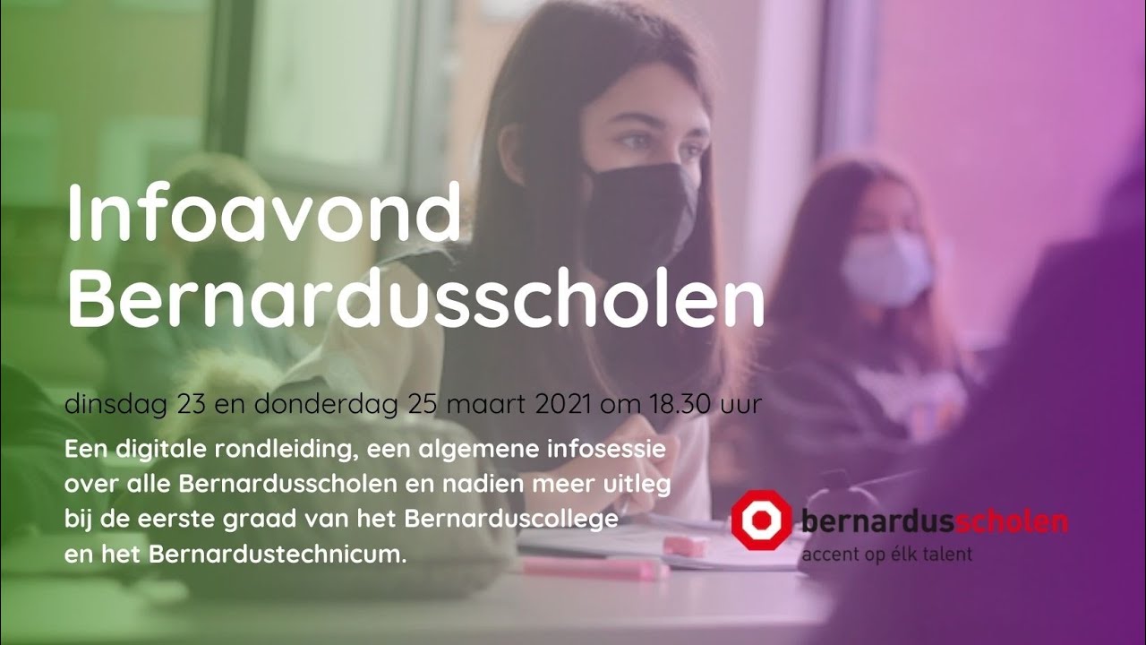 Bernardustechnicum infoavond