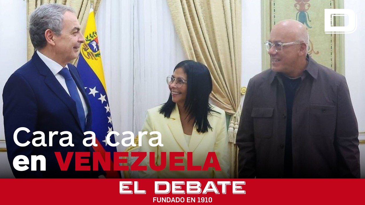Delcy Rodríguez reafirma unidad y estabilidad tras reunión con Zapatero