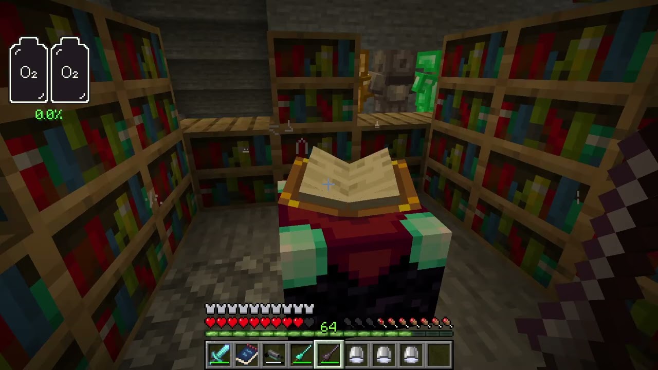 Playing Minecraft with @Zenithwqmc and going to space with horror mods