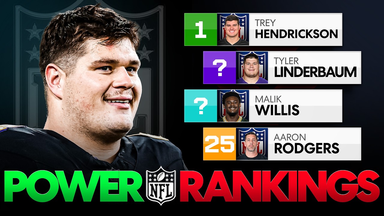 NFL Free Agency Power Rankings: Linderbaum SHINES, Hendrickson AGES + The $25M Malik Willis Gamble?
