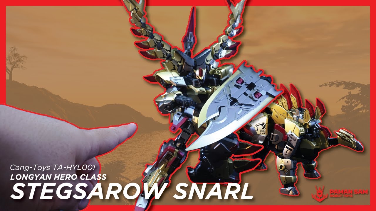 Cang-Toys  Hero Class Stegsarow A.K.A Dinobot inspired Snarl (CHUG Scale)