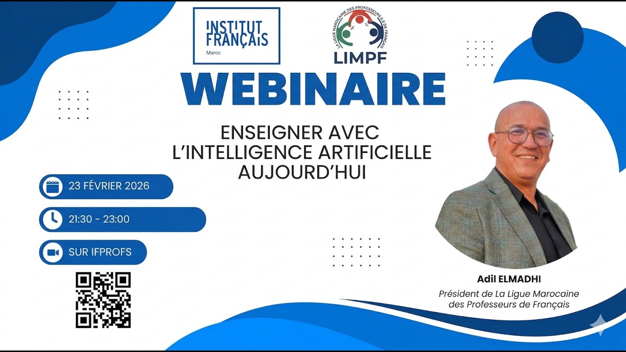 Enseigner avec l’intelligence artificielle aujourd’hui | Ramadan pédagogique 2026 – Webinaire 1