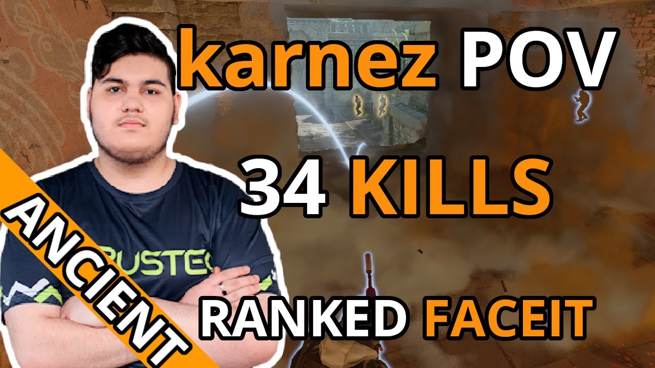 EX-RANK 1 karnez IS STILL AMONG THE TOP DOMINATING HIS MATCHES | karnez POV | FACEIT RANKED