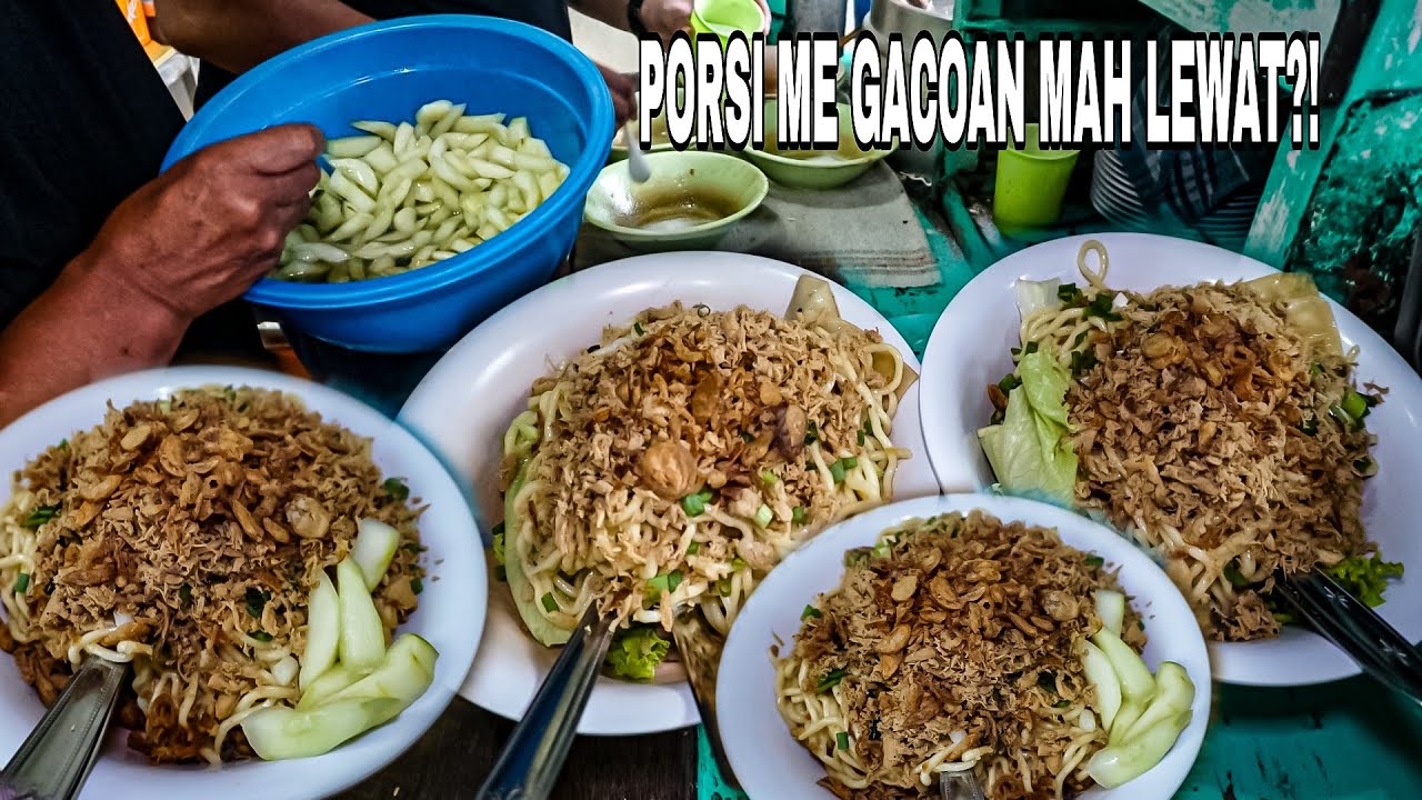 MIE PANGSIT LEGENDARIS SURABAYA INI PORSINYA UGAL-UGALAN