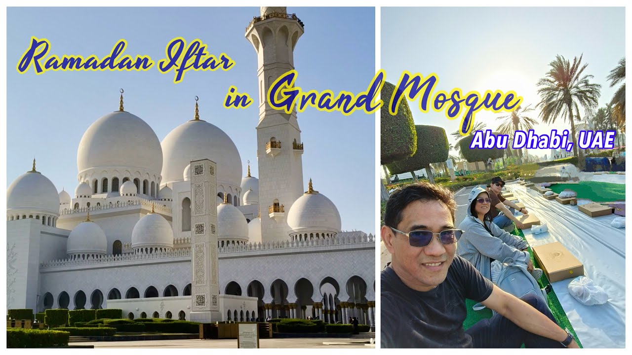Grand Mosque Iftar Experience: A Spiritual Evening in Abu Dhabi, UAE (Vlog #60)  #ramadan #iftar