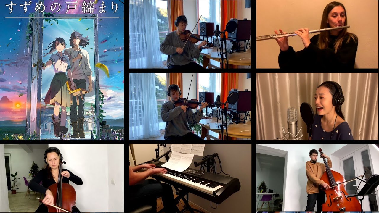 Suzume「すずめの涙 (Suzume no namida)」band cover【ft. Krystal, Giulia, Alexey, Kateryna & Oleh】
