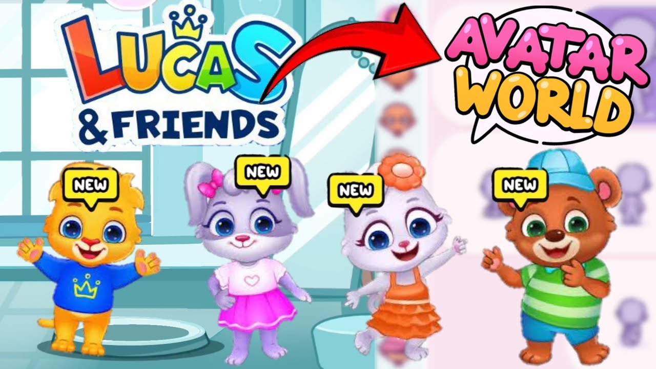 HOW TO MAKE LUCAS AND FRIENDS IN AVATAR WORLD #avatarworld #lucasandfriends