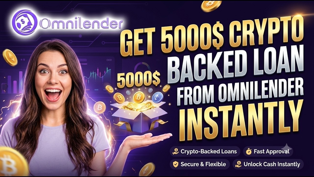 Get 5000$ Crypto backed loan from omnilender instantly