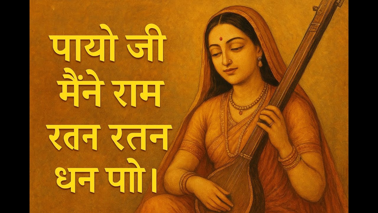 मीरा बाई भजन | पायो जी मैंने राम रतन धन पायो | Meera Bai Devotional Song