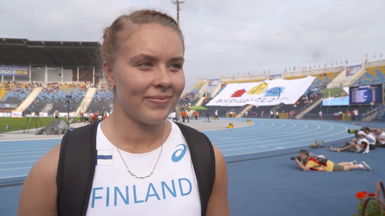 IAAF WU20 Championships Bydgoszcz 2016 Hammer Throw Women Bronze Suvi KOSKINEN FIN
