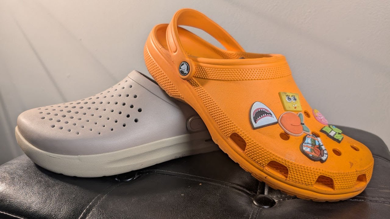 Crocs Classic and Crocs Inmotion Clogs Comparison