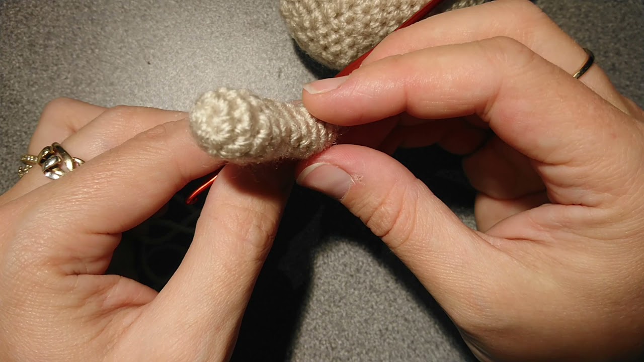 Crochetted Peter Rabbit Part 3