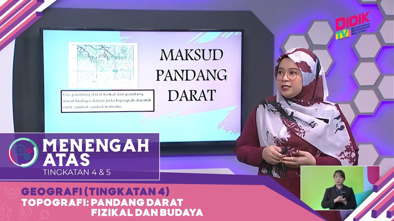 Menengah Atas (2022) | Geografi (Tingkatan 4): Topografi: Pandang Darat Fizikal Dan Budaya