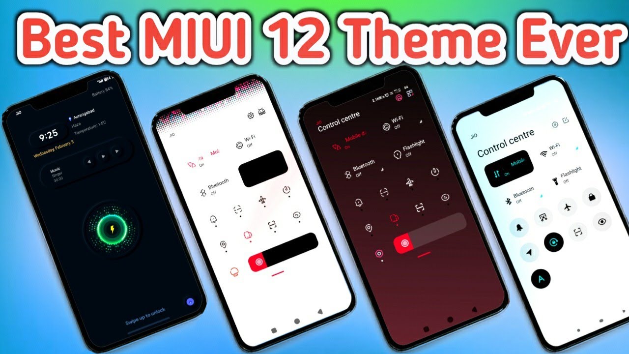 Top 3 Themes For MIUI 12 | MIUI 12 Themes | Best MIUI 12 Themes