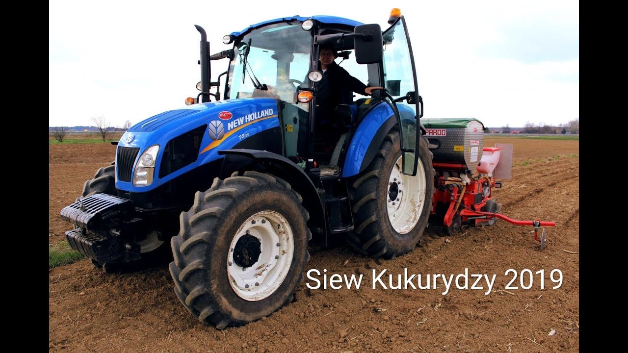 Siew Kukurydzy 2019 & NEW HOLLAND T4.95 II RENAULT