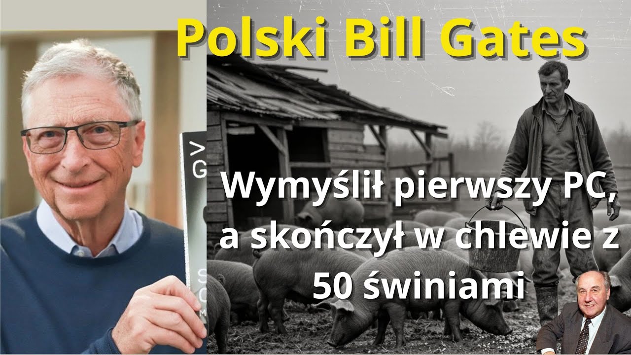 Polski Bill Gates, który został hodowcą świń. Dlaczego PRL zniszczył geniusza?