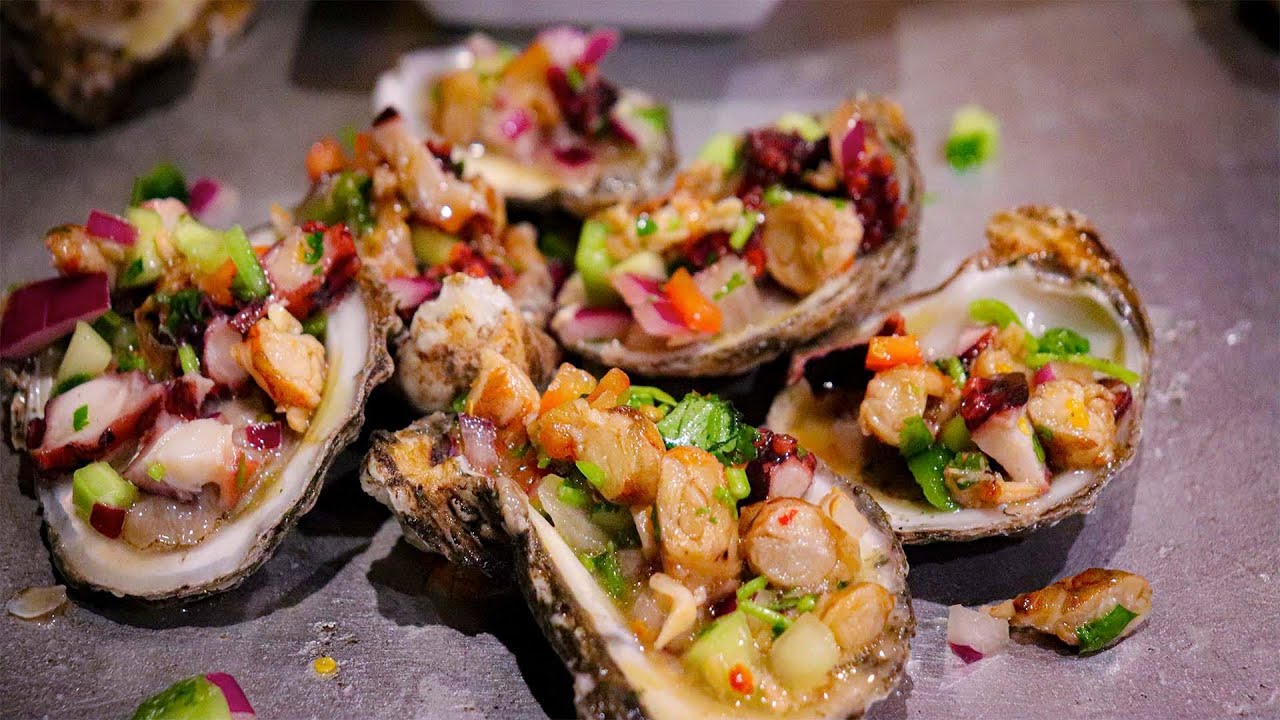 shrimp and oyster ceviche