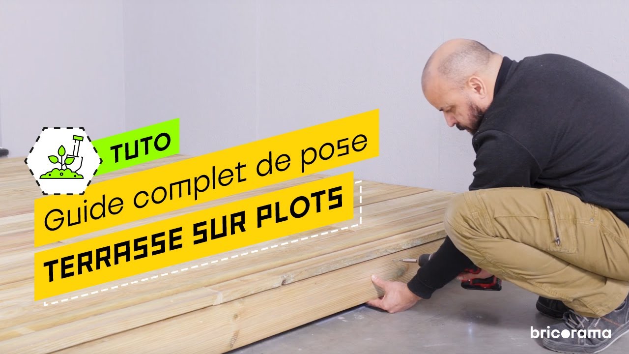 Comment poser une terrasse en bois sur plots ? Bricorama