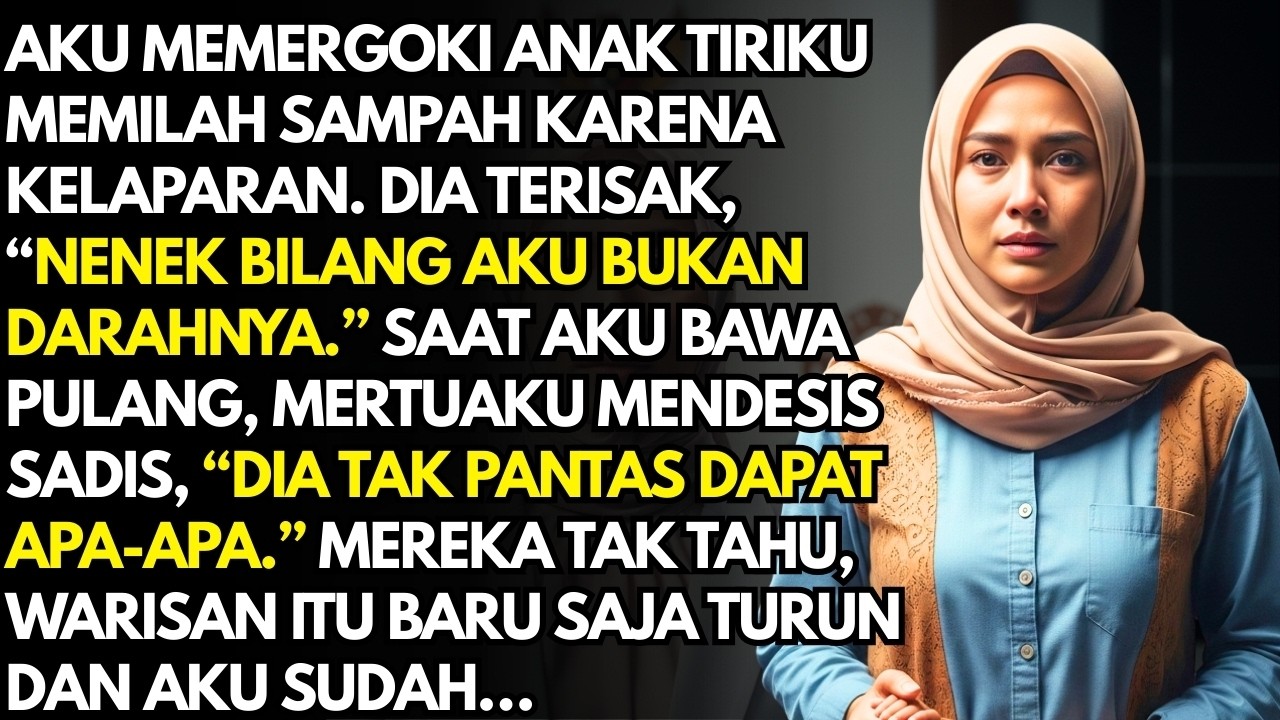 ANAK TIRIKU MAKAN SISA SAMPAH, DIHINA “HARAM” DI DEPANKU—DETIK ITU AKU TAK TAHAN