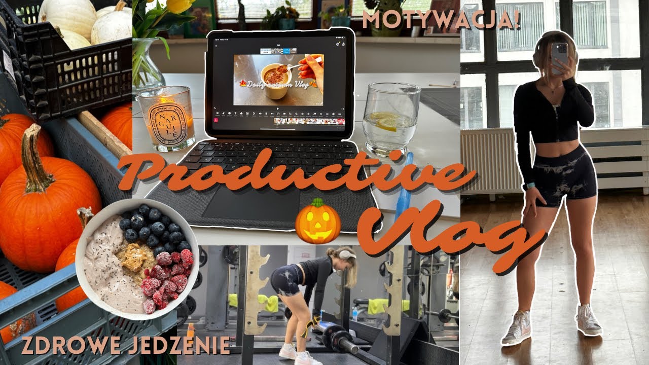 NAUKA I LIFESTYLE✨| PRODUKTYWNY VLOG| *motywacja!* jak trzymam sie w formie?