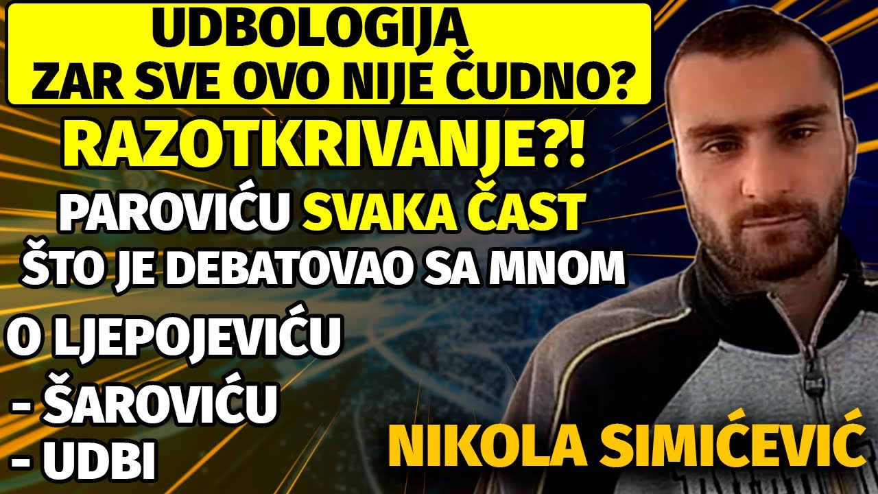 Nikola Simićević: VREME JE DA KAŽEM MNOGO - O Ljepojeviću, &Scaron;aroviću, Paroviću, Udbi...