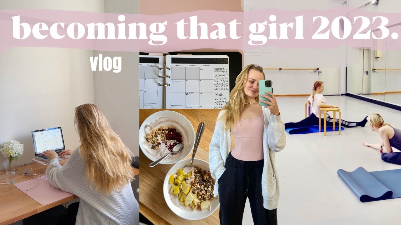 BECOMING THAT GIRL 2023🧚🏻‍♂️: wie ich meine Vorsätze versuche umzusetzen (zB. Training, Schlaf, ...)