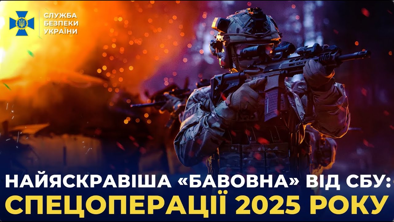 Найяскравіша &laquo;бавовна&raquo; від СБУ: топ спецоперацій 2025 року