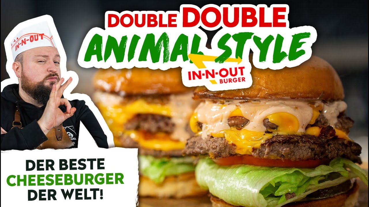 In N Out Animal Style Burger - Der beste Cheeseburger deines Lebens! | BBQ Madness