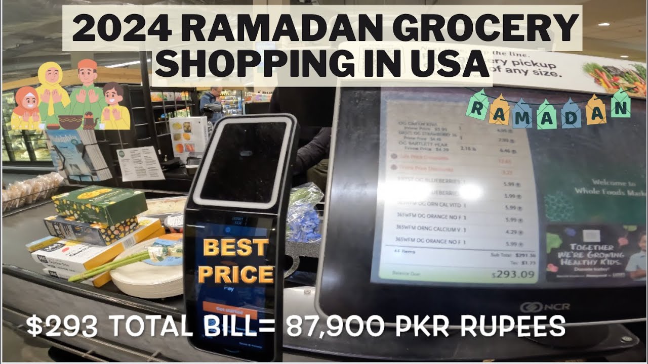 2024 Ramadan Grocery Shopping In USA