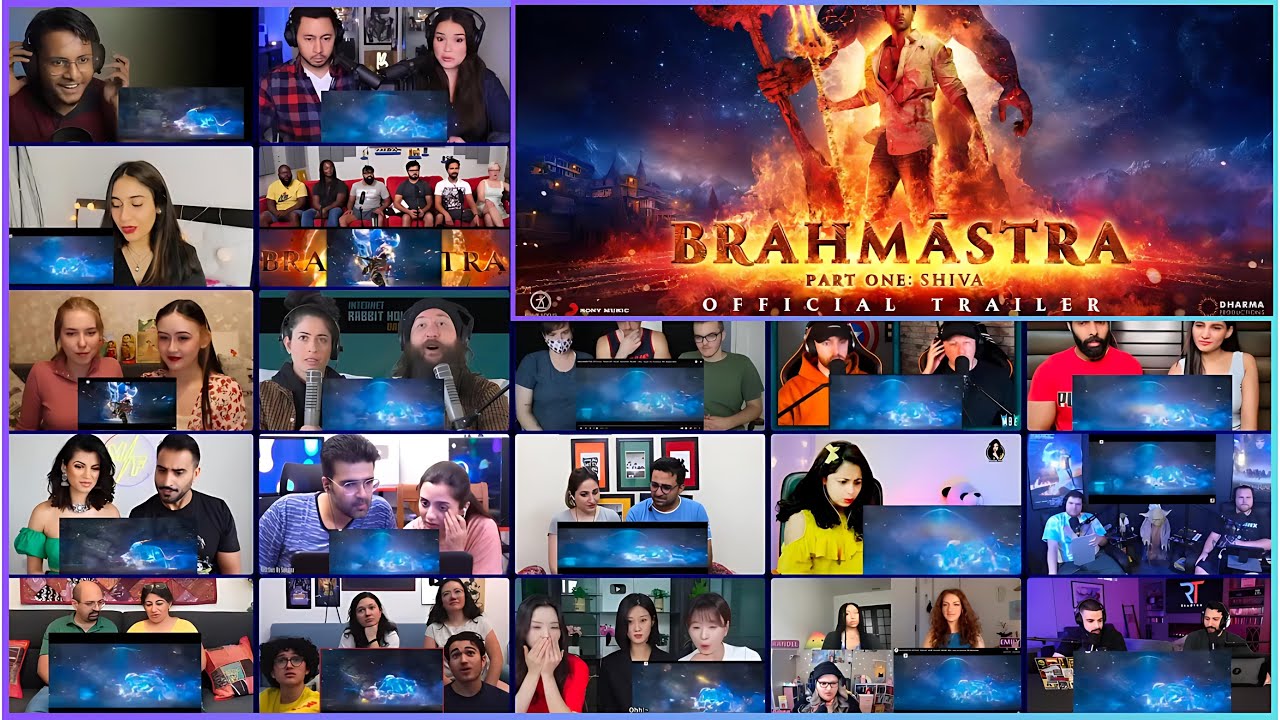 Brahmastra Part-1 Trailer Mashup Reaction By Foreigners Ft. Ranbir Kapoor, Alia Bhatt|