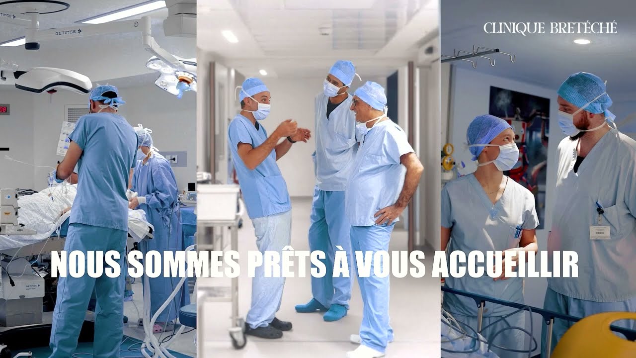 Clinique Bretéché - Bloc opératoire - équipe soignante