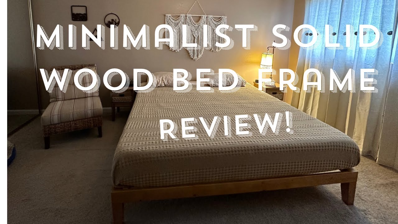 Minimalist Bed Frame REVIEW - Mellow Naturalista Solid Wood Platform