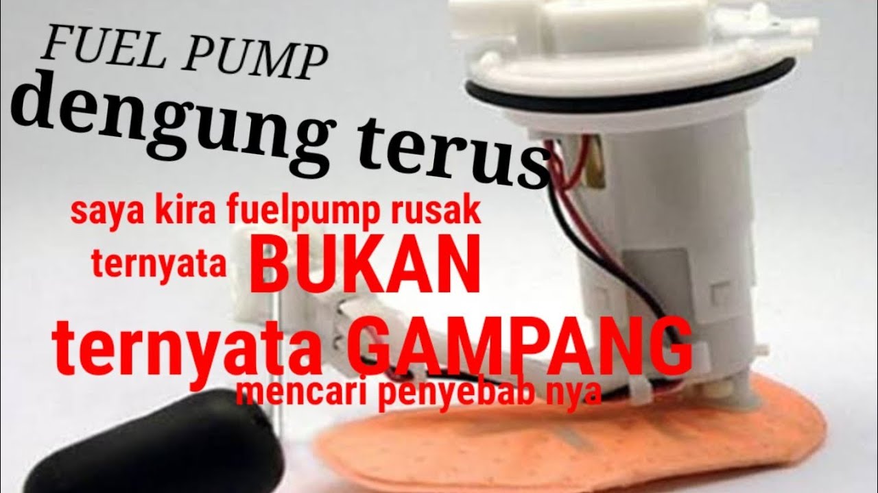 mengatasi FUEL PUMP DENGUNG TERUS ketika kontak di ON. #Baskombalap