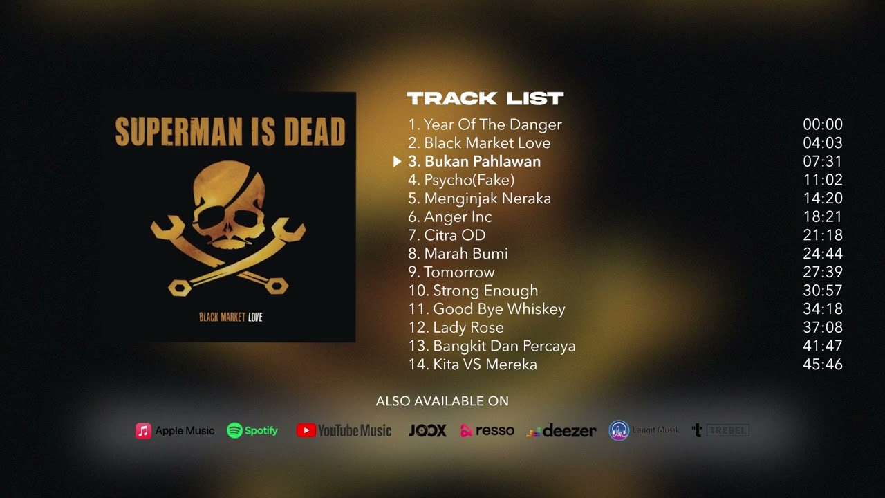 Superman Is Dead - Black Market Love (Full Album Stream)