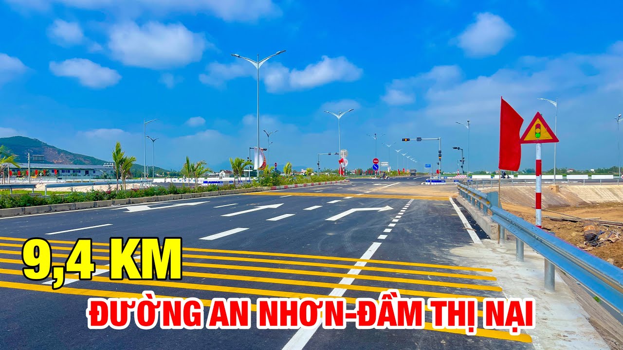 ĐƯỜNG AN NHƠN-ĐẦM THỊ NẠI ĐÃ XONG TOÀN TUYẾN 9,4 KM