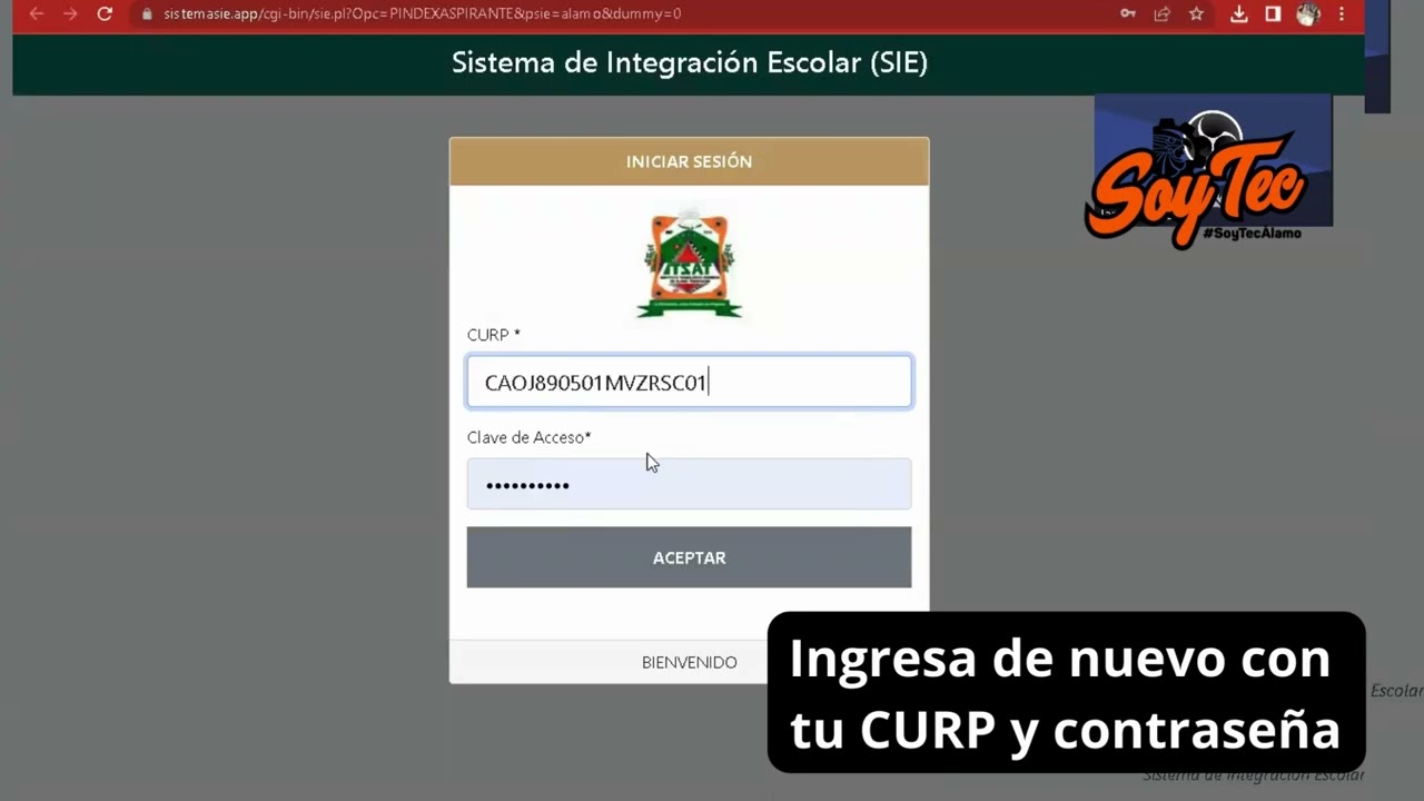 Tutorial para obtener tu ficha - Instituto Tecnológico Superior de Álamo Temapache