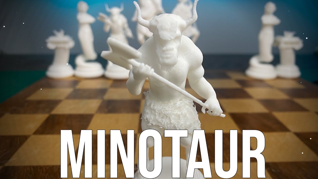 Minotaur - I made a 3D Printed Chess Set!