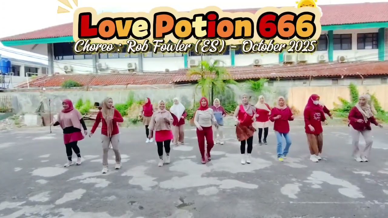 Line dance love potion 666, demo by Seventeen 