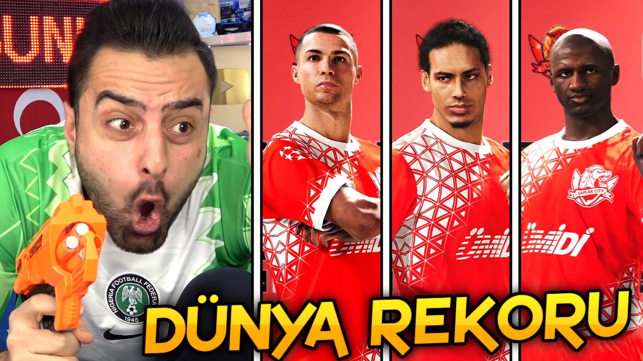 OHAA DÜNYA REKORU ! MOR RONALDO ! MOR VAN DİJK ! MOR VİEİRA ! PES 2021 TOP AÇILIMI !