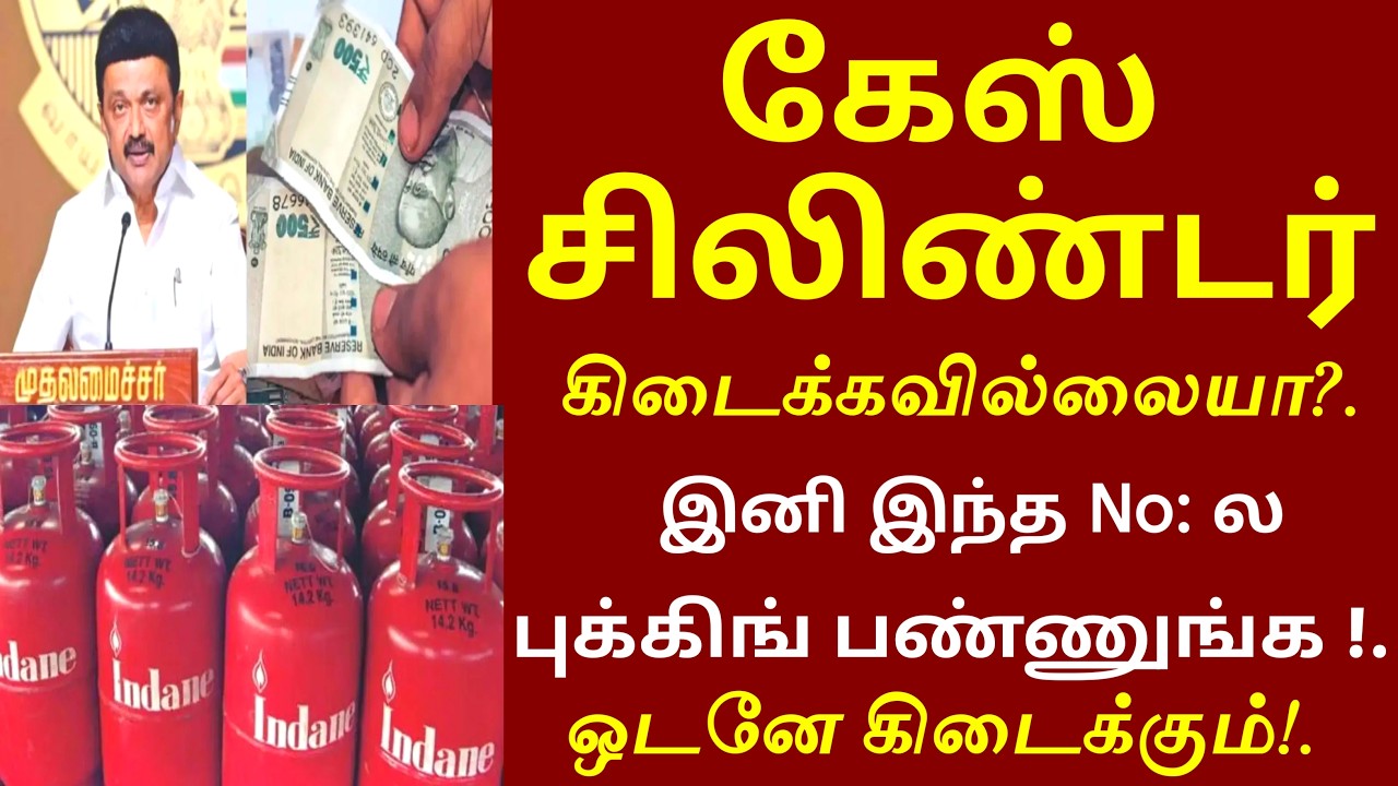 கேஸ் சிலிண்டர் booking கிடைக்கலயா? ஒடனே இந்த No.கு call பண்ணுங்க ஒடனே கிடைக்கும்! #gasbookingnews
