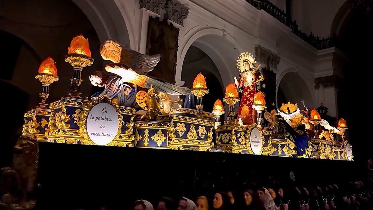 Salida Virgen de Dolores de La Merced, Viernes Santo 2024.