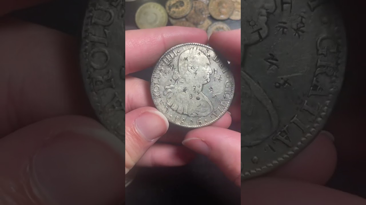 1806 Chopmarked 8 Reales Worth $140