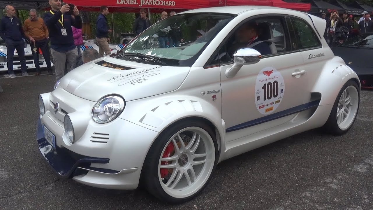 Giannini 350 GP - EXTREME Modified RWD Fiat 500 Swap Alfa 4C Turbo Engine!