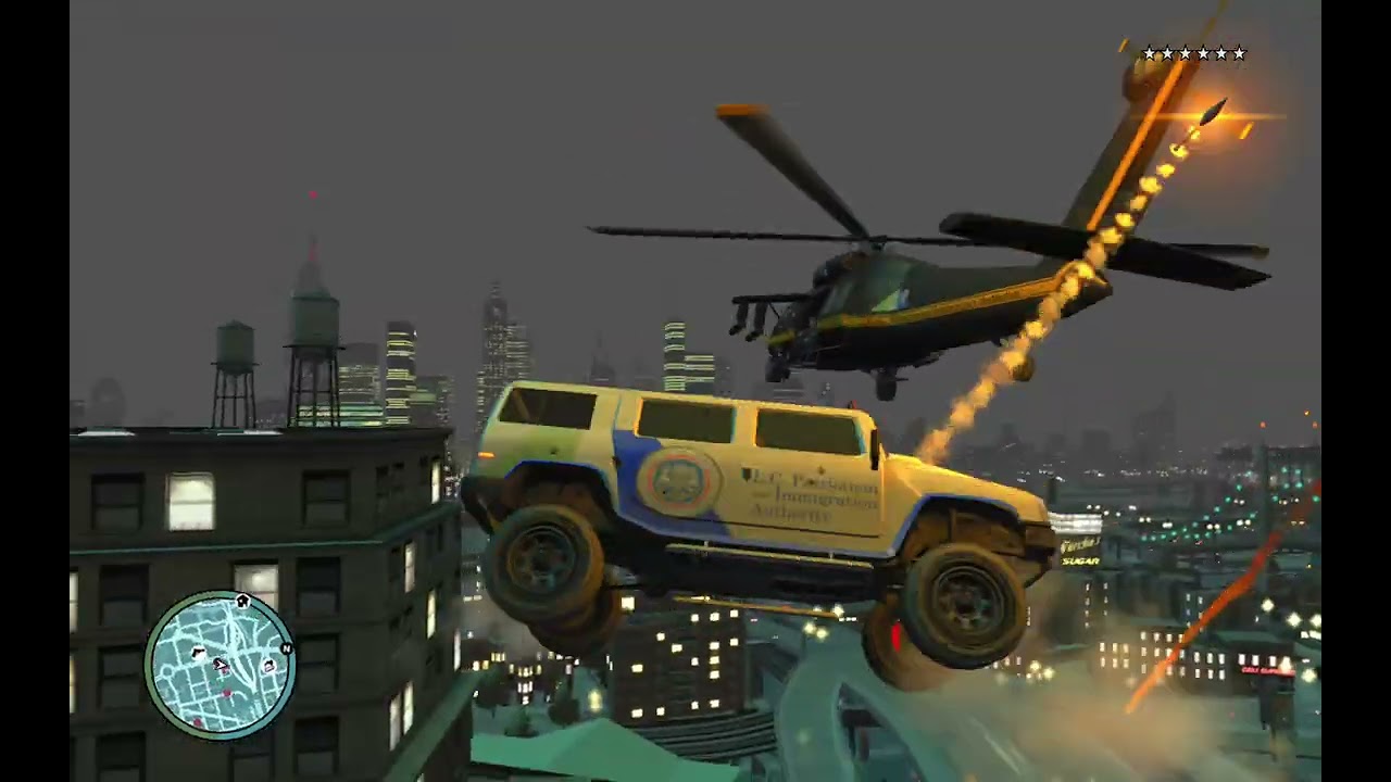 GTA IV 6 Star Wanted Level Rampage Crazy Ultimate Chaos Battle And Other With Mods