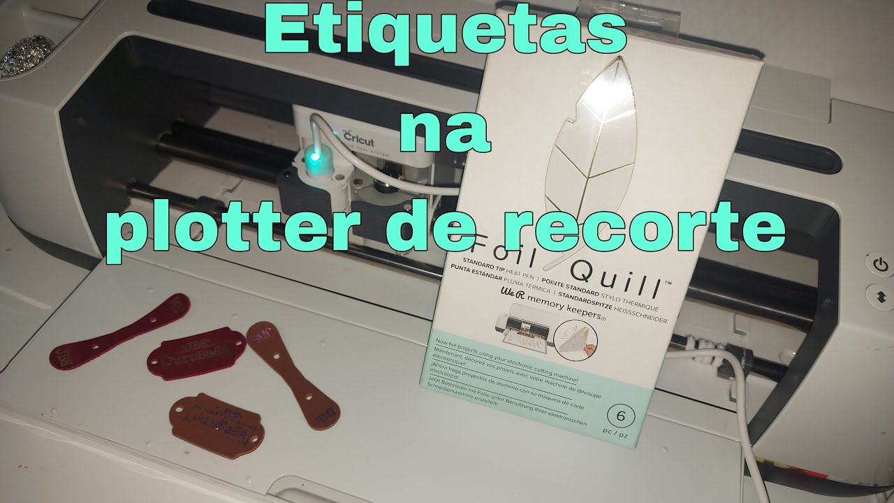 Joguei meu clichê no lixo - etiquetas hotstamping na plotter de recorte