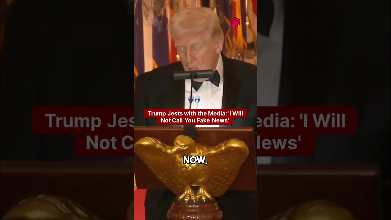 Trump Jests with the Media: &ldquo;I Will Not Call You Fake News&rdquo;